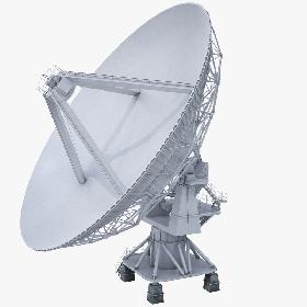 Satellite Dish Telescope 3D model